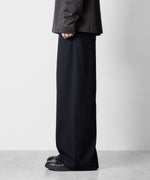 画像をギャラリービューアに読み込む, ATTACHMENT アタッチメントのPE STRETCH RIB WIDE LOUNGE TROUSERS - D.NAVY 公式通販サイトsession福岡セレクトショップ
