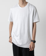 画像をギャラリービューアに読み込む, ATTACHMENT アタッチメントのCOTTON DOUBLE FACE SLIM FIT S/S TEE - WHITE  公式通販サイトsession福岡セレクトショップ
