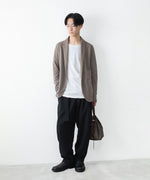 画像をギャラリービューアに読み込む, ATTACHMENT / EXCLUSIVE ITEMアタッチメントのCOTTON DOUBLE FACE STOLE CARDIGAN - KHAKI GRAYの公式通販サイトsession福岡セレクトショップ
