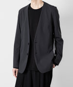 画像をギャラリービューアに読み込む, ATTACHMENT アタッチメントのNY/CO STRETCH JERSEY COLLARLESS JACKET - D.GRAY 公式通販サイトsession福岡セレクトショップ
