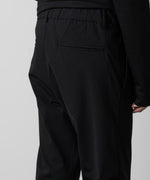 画像をギャラリービューアに読み込む, ATTACHMENT アタッチメントのNY/CO STRETCH JERSEY REGULAR FIT EASY TROUSERS - BLACK 公式通販サイトsession福岡セレクトショップ
