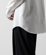 画像をギャラリービューアに読み込む, ATTACHMENT アタッチメントのPE STRETCH VIYELLA BAND COLLAR DRESS SHIRT - WHITE 公式通販サイトsession福岡セレクトショップ
