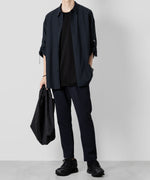 画像をギャラリービューアに読み込む, 【ATTACHMENT】ATTACHMENT アタッチメントのPE STRETCH DOUBLE CLOTH REGULAR FIT EASY TROUSERS - NAVY 公式通販サイトsession福岡セレクトショップ
