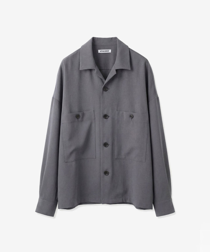 ATTACHMENT / EXCLUSIVE ITEMアタッチメントのPE LIGHT TROPICAL OVERSIZED SHIRT BLOUSON - L.GRAYの公式通販サイトsession福岡セレクトショップ