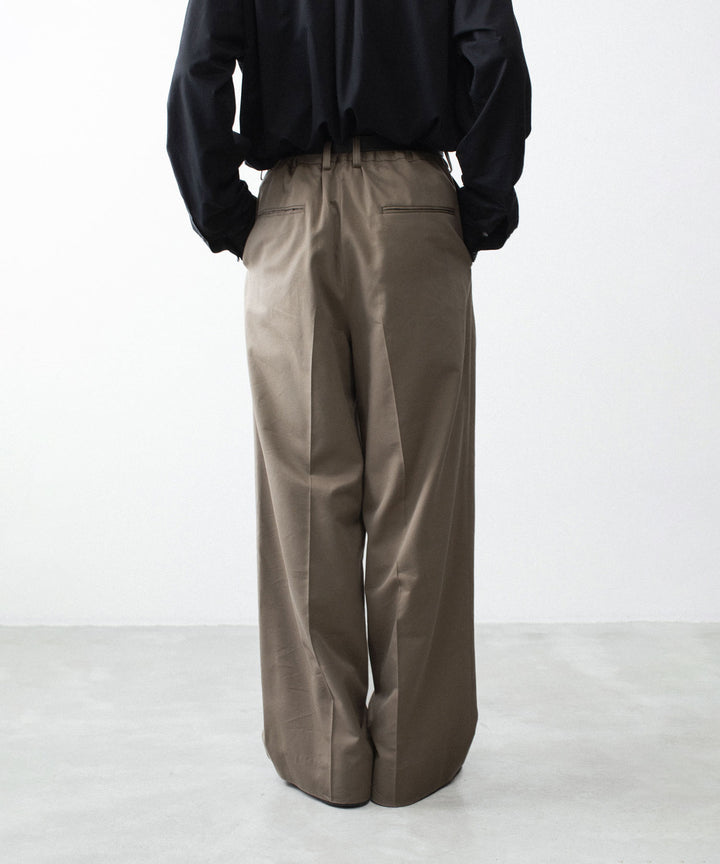 ssstein(シュタイン)のCOTTON RAYON EASY LONG WIDE TROUSERS - BEIGEの公式通販サイトsession福岡セレクトショップ