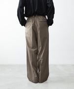 画像をギャラリービューアに読み込む, ssstein(シュタイン)のCOTTON RAYON EASY LONG WIDE TROUSERS - BEIGEの公式通販サイトsession福岡セレクトショップ
