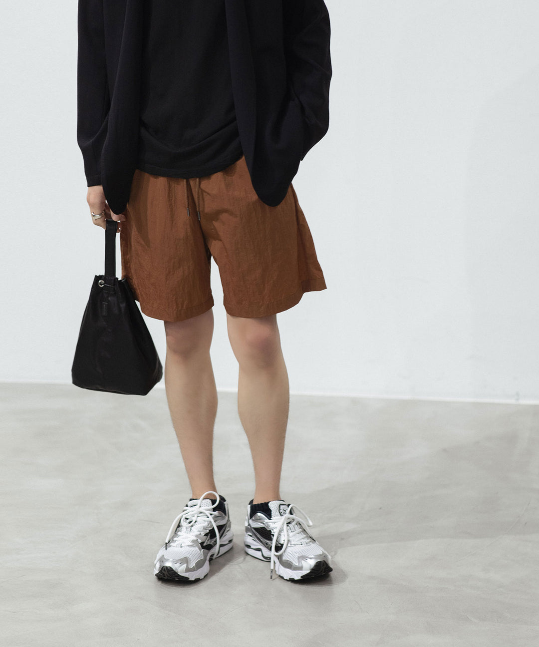 ATTACHMENT アタッチメントのNY TAFFETA SHORTS - BROWNの公式通販サイトsession福岡セレクトショップ