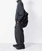 画像をギャラリービューアに読み込む, ATTACHMENT アタッチメントのPE STRETCH DOUBLE CLOTH BELTED WIDE TAPERD TROUSERS - X.GRAYの公式通販サイトsession福岡セレクトショップ
