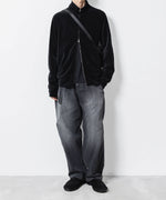 画像をギャラリービューアに読み込む, ATTACHMENT / EXCLUSIVE ITEMアタッチメントの11oz DENIM 1TUCK BELTED PANTS  - BLACKの公式通販サイトsession福岡セレクトショップ
