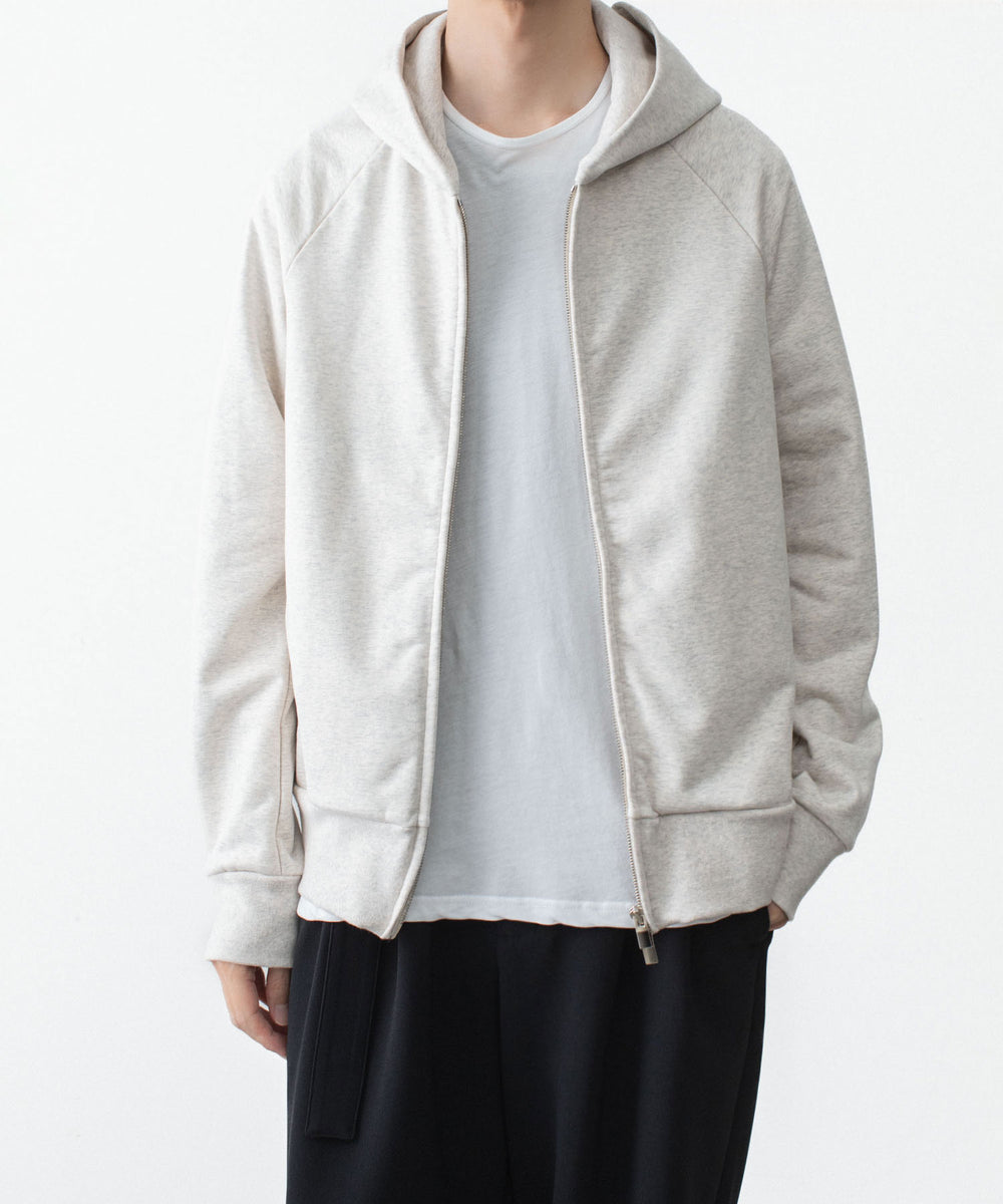 ATTACHMENT アタッチメントのCO STRETCH TERRY ZIP UP HOODIE - X.GRAYの公式通販サイトsession福岡セレクトショップ