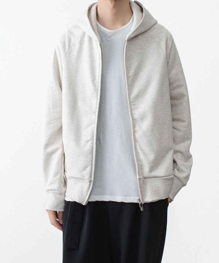 ATTACHMENT アタッチメントのCO STRETCH TERRY ZIP UP HOODIE - X.GRAYの公式通販サイトsession福岡セレクトショップ
