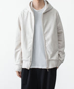 画像をギャラリービューアに読み込む, ATTACHMENT アタッチメントのCO STRETCH TERRY ZIP UP HOODIE - X.GRAYの公式通販サイトsession福岡セレクトショップ
