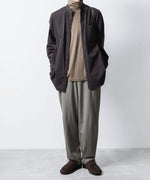 画像をギャラリービューアに読み込む, ATTACHMENT アタッチメントのCOTTON DOUBLE FACE LOUNGE TROUSERS - L.KH GRAYの公式通販サイトsession福岡セレクトショップ

