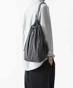 画像をギャラリービューアに読み込む, ATTACHMENT アタッチメントのSYNTHETIC LEATHER BUCKET BAG - GRAYの公式通販サイトsession福岡セレクトショップ
