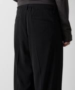 画像をギャラリービューアに読み込む, ATTACHMENT アタッチメントのSORIBIA TWILL BELTED WIDE TROUSERS-BLACKの公式通販サイトsession福岡セレクトショップ
