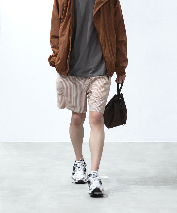 ATTACHMENT アタッチメントのWO/PE STRIPE EASY SHORTS - S.REDの公式通販サイトsession福岡セレクトショップ