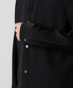 画像をギャラリービューアに読み込む, ATTACHMENT アタッチメントのPE STRETCH VIYELLA REGULAR COLLAR DRESS SHIRT - BLACK 公式通販サイトsession福岡セレクトショップ
