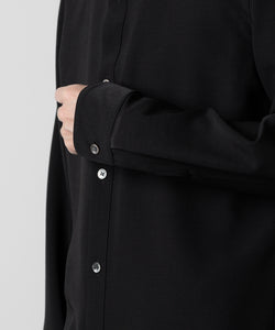 ATTACHMENT アタッチメントのPE STRETCH VIYELLA REGULAR COLLAR DRESS SHIRT - BLACK 公式通販サイトsession福岡セレクトショップ