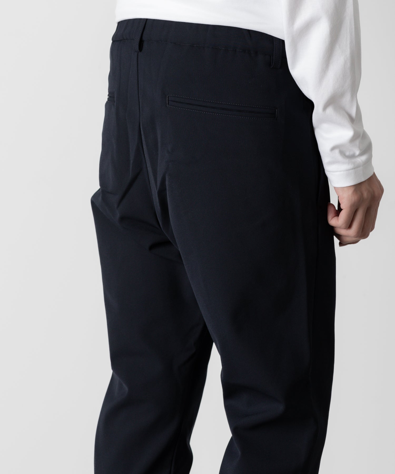 ATTACHMENT アタッチメントの別注SOLOTEX DOUBLE CLOTH REGULAR FIT EASY TROUSERS - NAVYの公式通販サイトsession福岡セレクトショップ