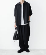 画像をギャラリービューアに読み込む, ATTACHMENT / EXCLUSIVE ITEMアタッチメントのPE LIGHT TROPICAL DOLMAN SLEEVE REGULAR COLLAR SHIRT S/S - BLACKの公式通販サイトsession福岡セレクトショップ

