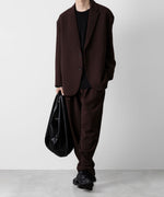 画像をギャラリービューアに読み込む, ATTACHMENT アタッチメントのPE STRETCH DOUBLE CLOTH BELTED TAPERED FIT TROUSERS - BROWN 公式通販サイトsession福岡セレクトショップ
