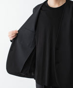 画像をギャラリービューアに読み込む, ATTACHMENT / EXCLUSIVE ITEMアタッチメントのLUCA MATTE TWIST COLLARLESS JKT - BLACKの公式通販サイトsession福岡セレクトショップ
