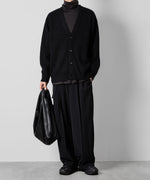 画像をギャラリービューアに読み込む, ATTACHMENT アタッチメントのBRITISH WO KNIT CARDIGAN - BLACK 公式通販サイトsession福岡セレクトショップ
