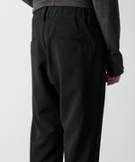 画像をギャラリービューアに読み込む, ATTACHMENT アタッチメントのPE STRETCH DOUBLE CLOTH REGULAR FIT EASY TROUSERS - BLACK 公式通販サイトsession福岡セレクトショップ
