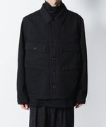 画像をギャラリービューアに読み込む, ATTACHMENT アタッチメントのCO NIDOM CLOTH M-43 JACKET - BLACKの公式通販サイトsession福岡セレクトショップ
