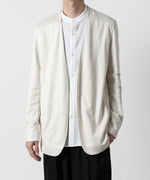 画像をギャラリービューアに読み込む, ATTACHMENT アタッチメントのCOTTON DOUBLE FACE COLLARLESS CARDIGAN - OFF WHITE 公式通販サイトsession福岡セレクトショップ
