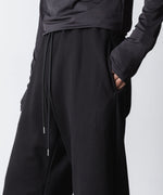 画像をギャラリービューアに読み込む, VEIN ヴェインのJUMBERCA TERRY CUT OFF BAGGY TROUSERS - BLACKの公式通販サイトsession福岡セレクトショップ
