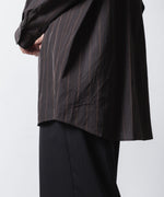 画像をギャラリービューアに読み込む, ATTACHMENT アタッチメントのCU/CO STRIPE TWILL L/S SHIRT - S.GRAYの公式通販サイトsession福岡セレクトショップ
