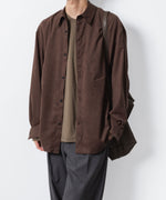 画像をギャラリービューアに読み込む, ATTACHMENT アタッチメントのCOTTON DOUBLE FACE SLIM FIT L/S TEE - CAMELの公式通販サイトsession福岡セレクトショップ
