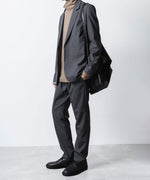 画像をギャラリービューアに読み込む, ATTACHMENT アタッチメントのT/W/SI STRETCH GABARDINE REGULAR FIT EASY TROUSERS - S.GRAYの公式通販サイトsession福岡セレクトショップ
