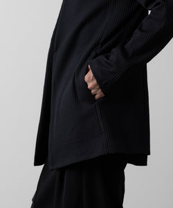 ATTACHMENT アタッチメントのPE STRETCH RIB COLLARLESS CARDIGAN - D.NAVY 公式通販サイトsession福岡セレクトショップ