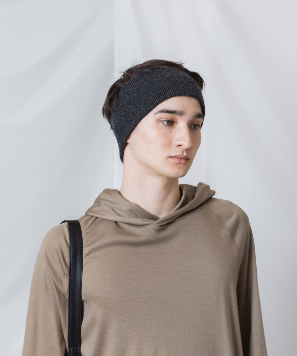 ATTACHMENT アタッチメントのCASHMERE　KNIT HAIR BAND - D.GRAYの公式通販サイトsession福岡セレクトショップ