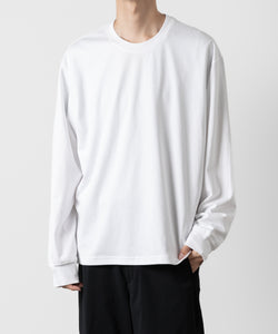 ATTACHMENT アタッチメントのCOTTON DOUBLE FACE OVERSIZED L/S TEE - WHITEの公式通販サイトsession福岡セレクトショップ