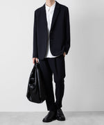 画像をギャラリービューアに読み込む, ATTACHMENT アタッチメントのPE STRETCH DOUBLE CLOTH REGULAR FIT EASY TROUSERS - NAVY 公式通販サイトsession福岡セレクトショップ
