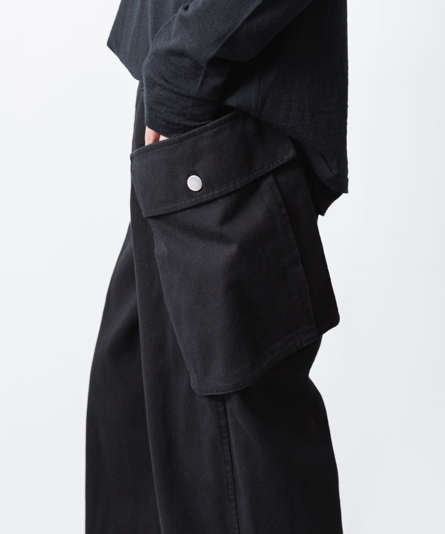 ATTACHMENT アタッチメントのCO NIDOM CLOTH M-43 FIELD TROUSERS - BLACKの公式通販サイトsession福岡セレクトショップ