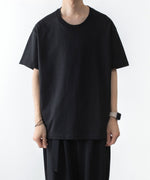 画像をギャラリービューアに読み込む, ATTACHMENT アタッチメントの30//2 SUVIN JERSEY EMBROIDERY TEE - BLACKの公式通販サイトsession福岡セレクトショップ
