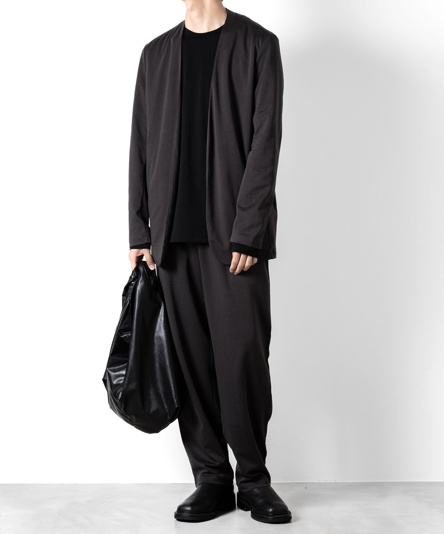 ATTACHMENT アタッチメントのCOTTON DOUBLE FACE LOUNGE TROUSERS - D.GRAY  公式通販サイトsession福岡セレクトショップ