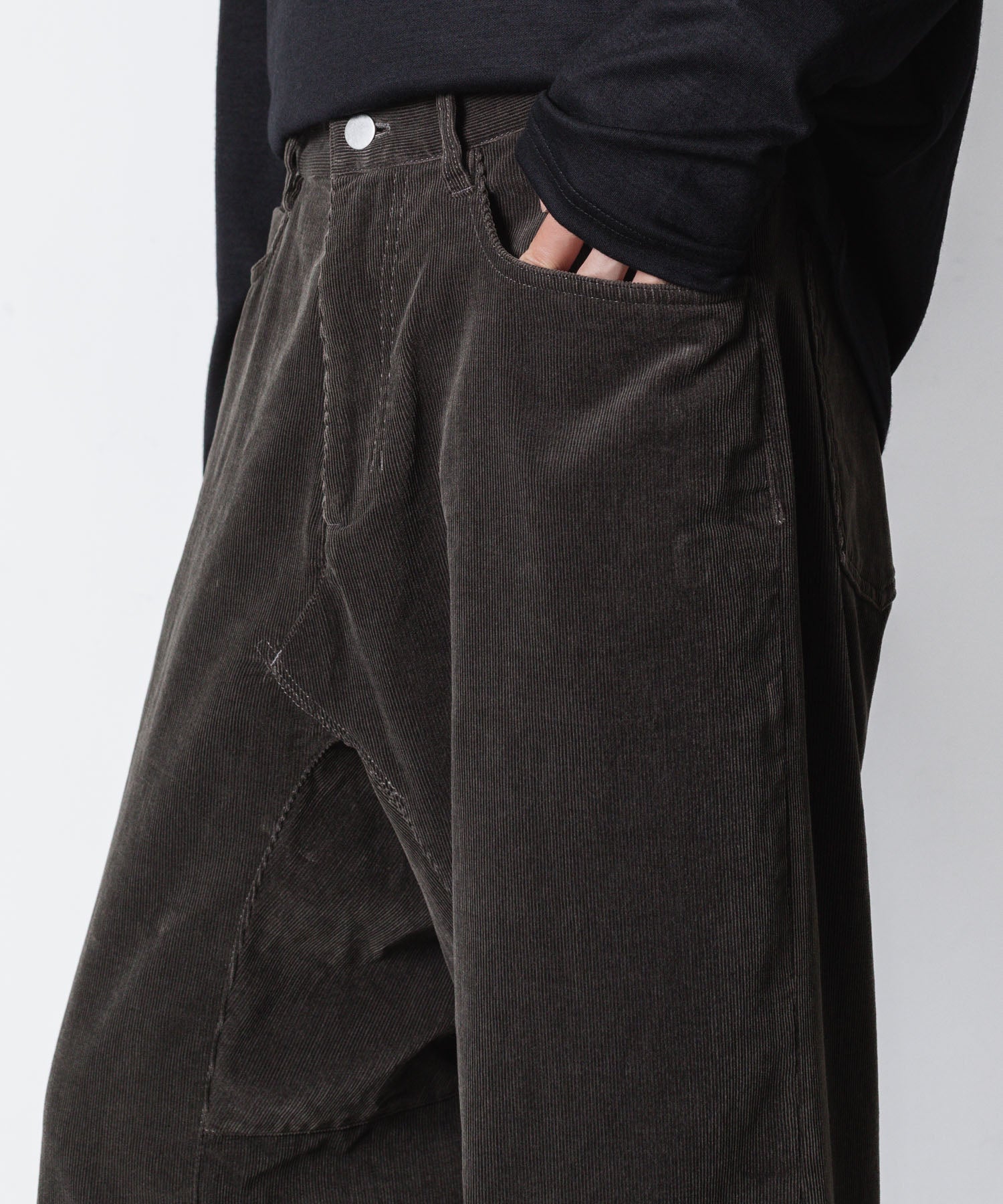 VEIN ヴェインのFINX CO CORDUROY RESIZE TROUSERS - D.GRAYの公式通販サイトsession福岡セレクトショップ