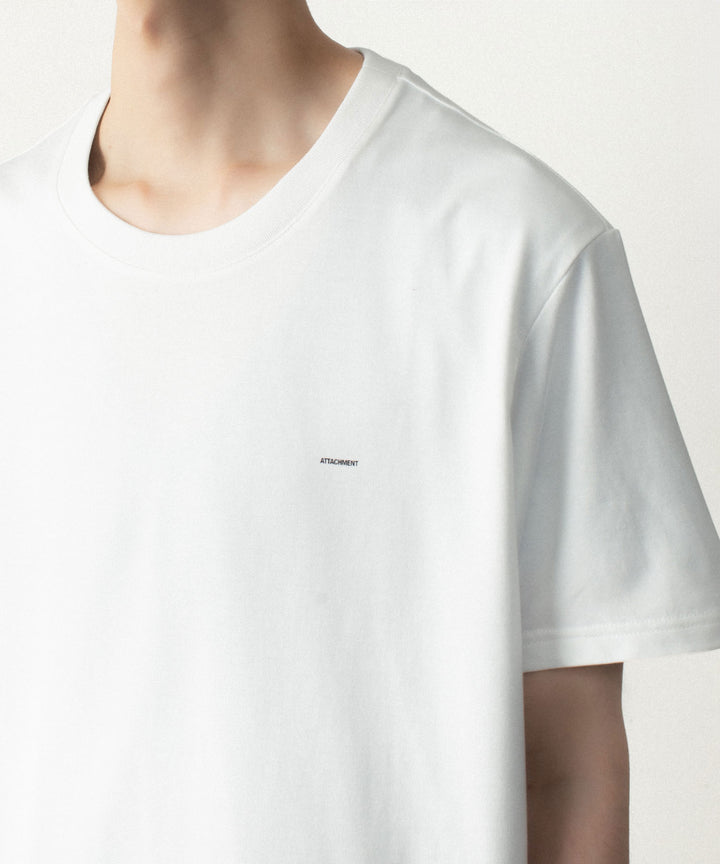 ATTACHMENT アタッチメントの100//3 JERSEY LOGO S/S TEE - WHITEの公式通販サイトsession福岡セレクトショップ
