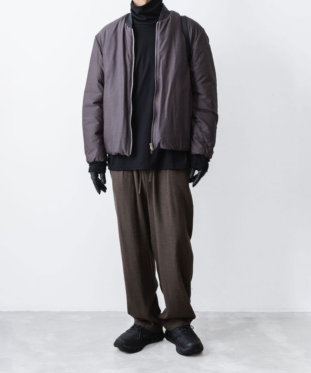ATTACHMENT アタッチメントのRY/CO/SI FLANNEL 1TUCK EASY TROUSERS - D.GRAYの公式通販サイトsession福岡セレクトショップ