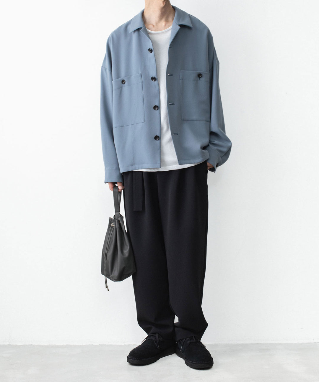 ATTACHMENT / EXCLUSIVE ITEMアタッチメントのPE LIGHT TROPICAL OVERSIZED SHIRT BLOUSON - L.BLUEの公式通販サイトsession福岡セレクトショップ