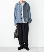 画像をギャラリービューアに読み込む, ATTACHMENT / EXCLUSIVE ITEMアタッチメントのPE LIGHT TROPICAL OVERSIZED SHIRT BLOUSON - L.BLUEの公式通販サイトsession福岡セレクトショップ
