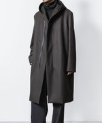 画像をギャラリービューアに読み込む, ATTACHMENT / EXCLUSIVE ITEMアタッチメントの2/90 SUPER120S MALTON ZIPUP HOODED COAT - D.GRAYの公式通販サイトsession福岡セレクトショップ
