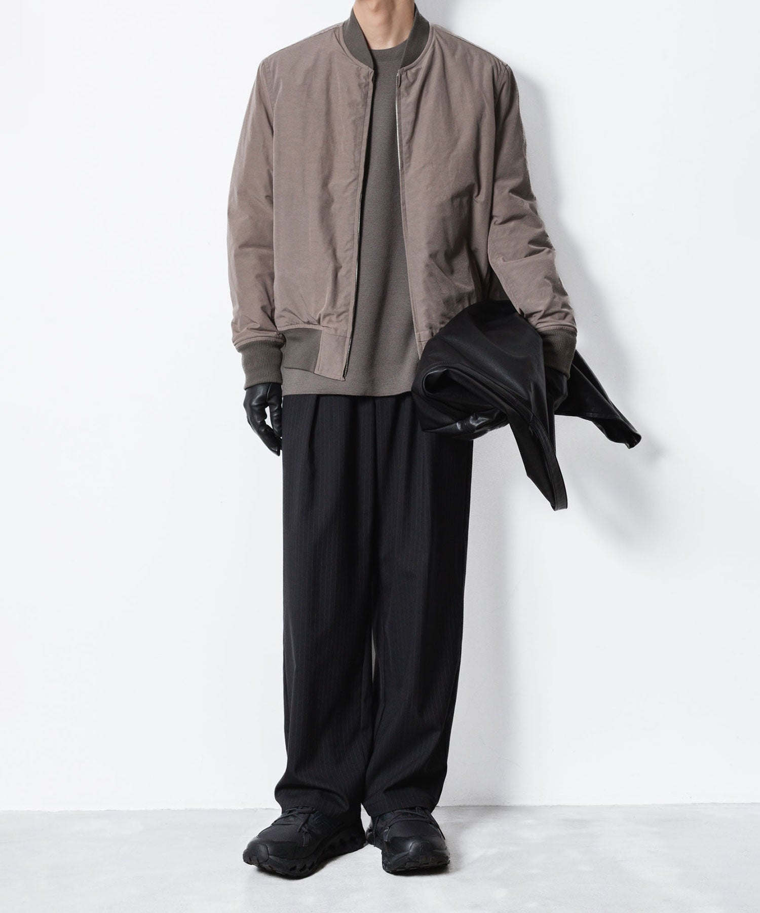 ATTACHMENT アタッチメントのWOxPE DOUBLE FACE KNIT CREW NECK PULLOVER - KHAKI GRAYの公式通販サイトsession福岡セレクトショップ