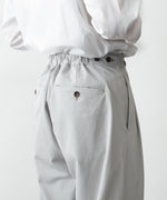 画像をギャラリービューアに読み込む, ATTACHMENT アタッチメントのPE/CO/LI DRY TWILL WIDE TROUSERS - L.GRAYの公式通販サイトsession福岡セレクトショップ
