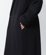 画像をギャラリービューアに読み込む, ATTACHMENT アタッチメントのWOOL SHAGGY PADDING CHESTER COAT - BLACKの公式通販サイトsession福岡セレクトショップ
